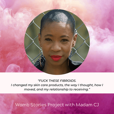 madam cj fibroids womb stories project kitara yoni steaming