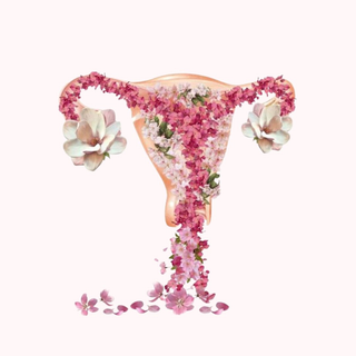 Yoni Steam Consultation by Kitara - Floral design of uterus