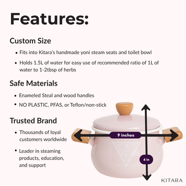 Custom Yoni Steam Pot - Pink