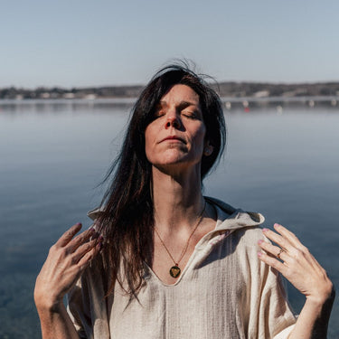 Handwoven Organic Yoni Steam Gown with Hood