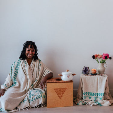 Oversized Organic Yoni Steaming Blanket